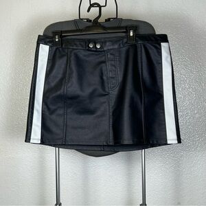 Wild Fable Black Faux Leather Skirt Size L